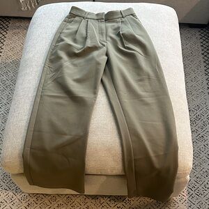 Abercrombie & Fitch Green Tailored Pants